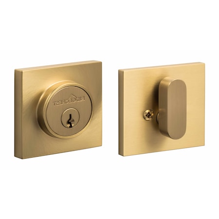 Sure-Loc Hardware Sure-Loc Hardware Mtn. Deadbolt, Satin Brass DB201-MTN SB